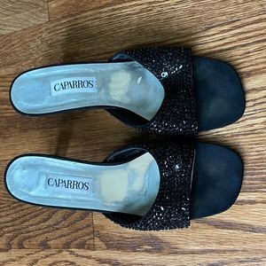 Low heels, open back